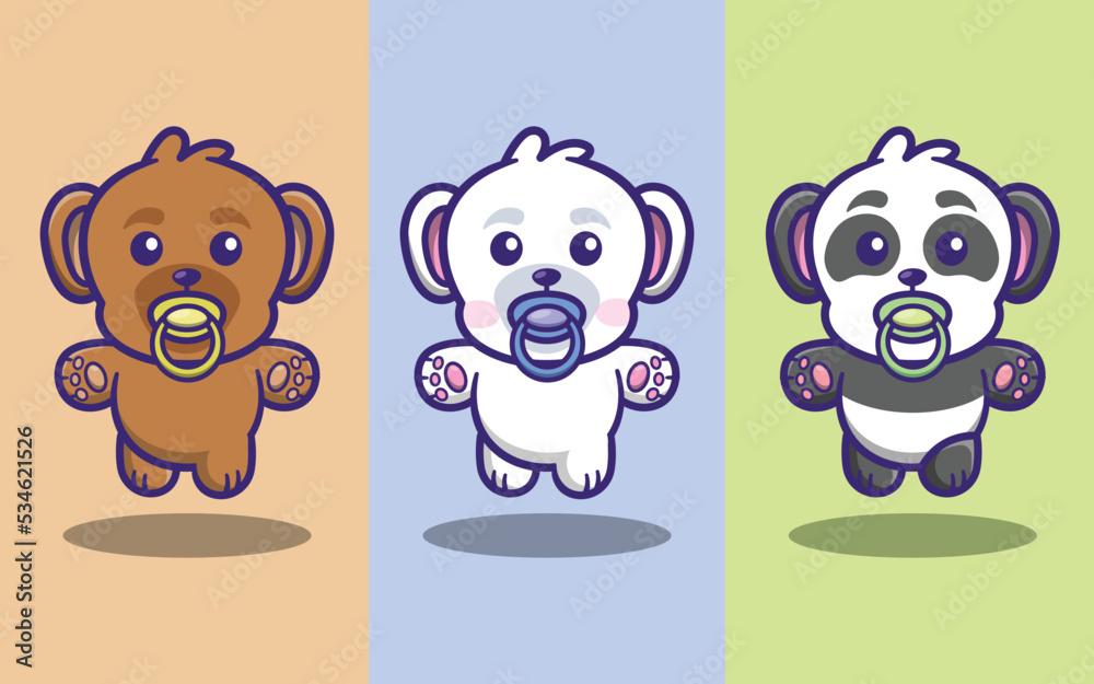 a collection of cute and adorable bear sets a collection of cute and adorable bear sets