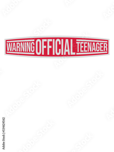 warning official teenager Zitat 