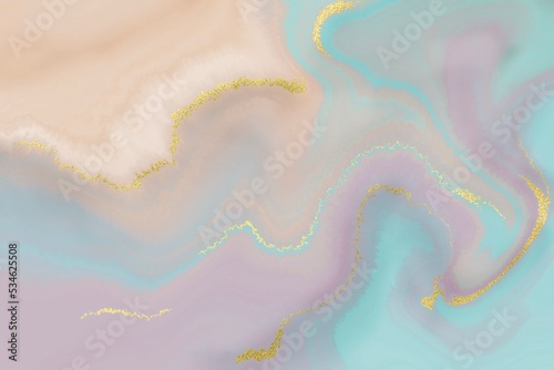 Colorful marble texture, color flowing art designed for wallpaper, clothing, carpet, curtain, and home decoration.