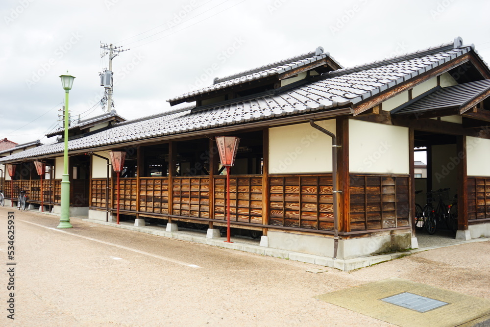 日本 富山 越中八尾駅 日本 富山 越中八尾駅