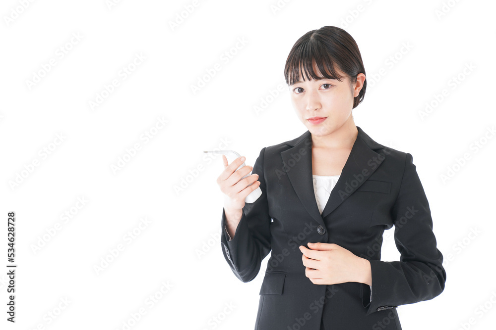 Young business woman with a cold Young business woman with a cold