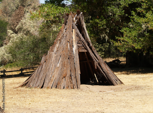 Miwok Redwood Bark Hut Exhibit Point Reyes National Seashore