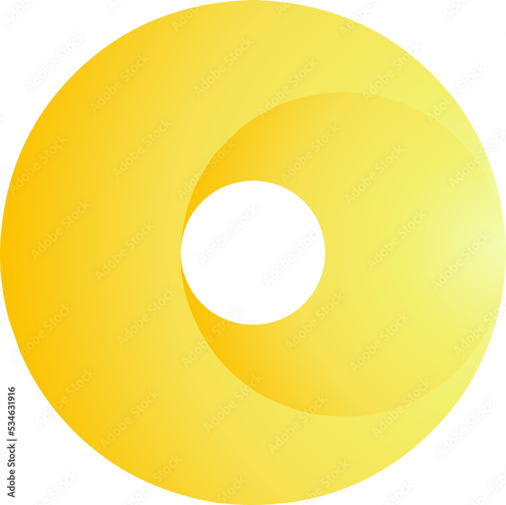 Golden circle logo. Simple golden circle vector illustration for logo, icon, sign, symbol, badge, item, label, emblem or design. Gold circle