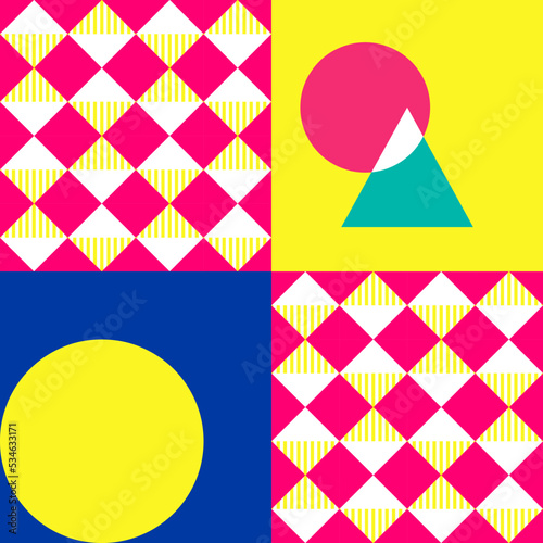 vector modern geometric design background for brochure,banner,web,wrapping,fabric,print,card,wallpaper and publication