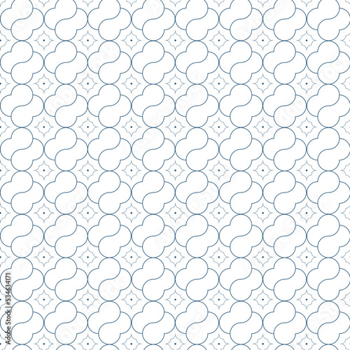 Abstract geometric vector seamless pattern. Repeating geometric shapes.