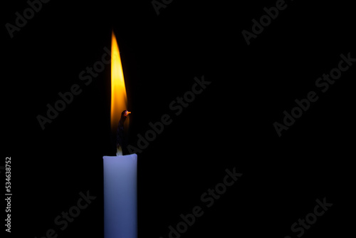 candle light at night black background