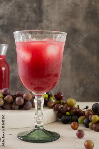 Wallpaper Mural Natural grape juice in a glass Torontodigital.ca