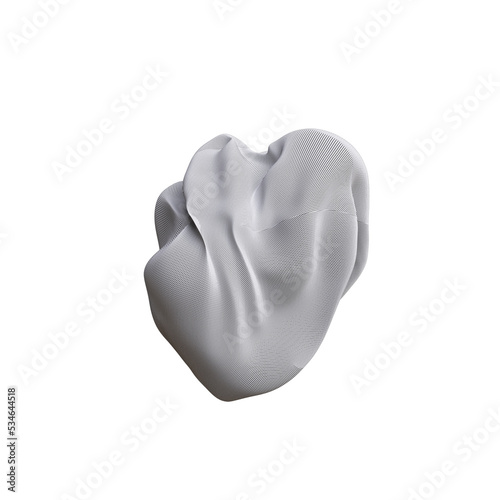 heart shaped pillow transparent Background