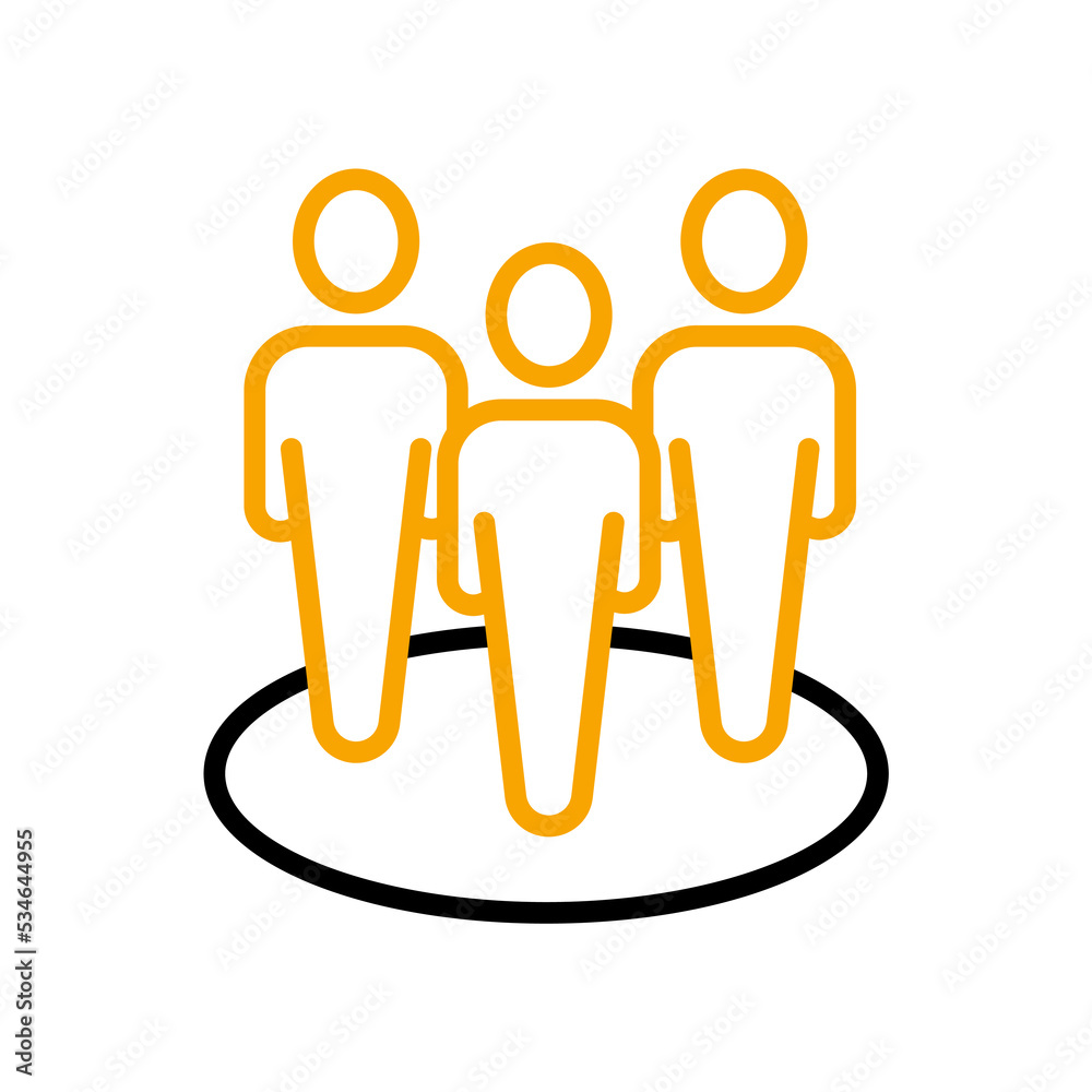 teamwork icon. Simple element illustration. teamwork concept outline symbol design. teamwork icon. Simple element illustration. teamwork concept outline symbol design.