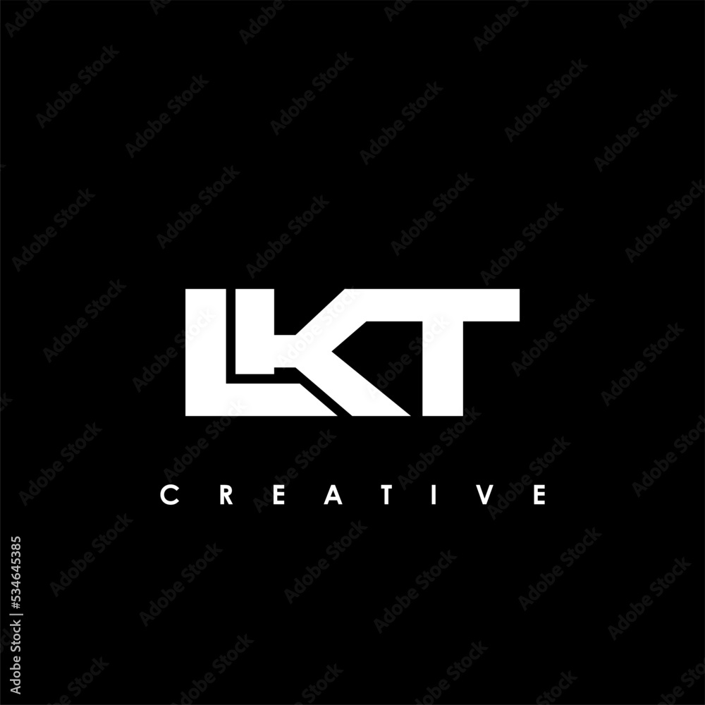 LKT Letter Initial Logo Design Template Vector Illustration