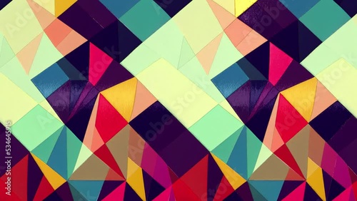 Wallpaper Mural Colorful seamless looping Check animation Trendy Fashion Colors Elegant Minimal Design Geometric Dama animation Neon Tones Torontodigital.ca