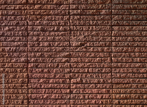 Canvastavla Burnt Sienna Red and Brown Textured Brick Wall.