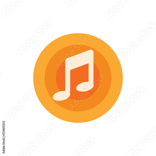 music icon , note icon vector