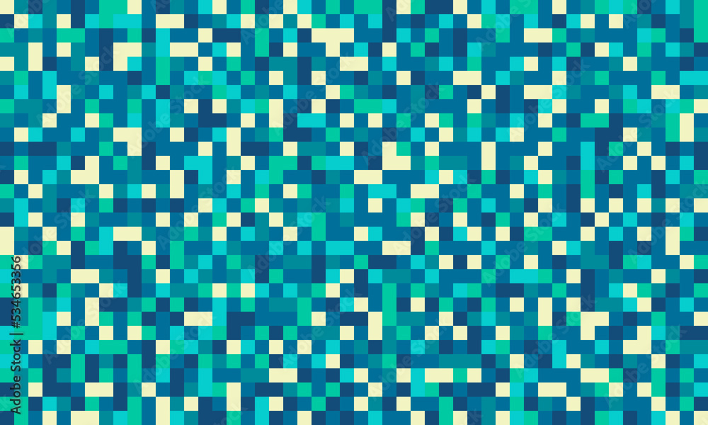 Seamless abstract mosaic vector background. Mosaic Blue Ocean. Blue square. Warm tone. For print and fabric, wallpaper, and bag. Vector illustration Seamless abstract mosaic vector background. Mosaic Blue Ocean. Blue square. Warm tone. For print and fabric, wallpaper, and bag. Vector illustration