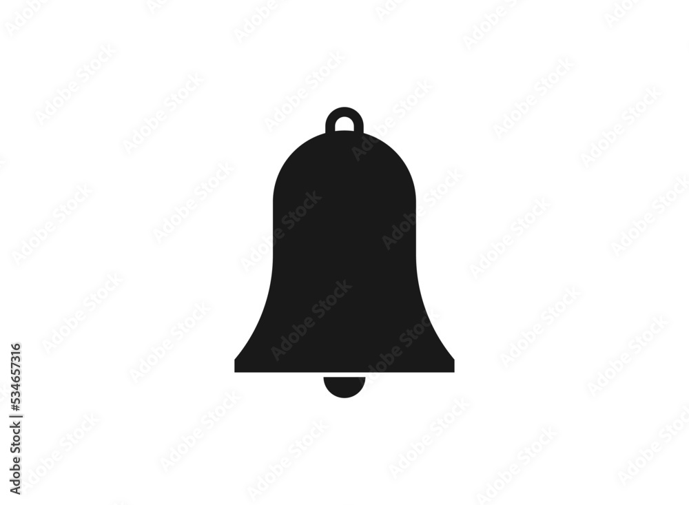 Bell icon vector for web, computer and mobile app. Bell icon vector for web, computer and mobile app.