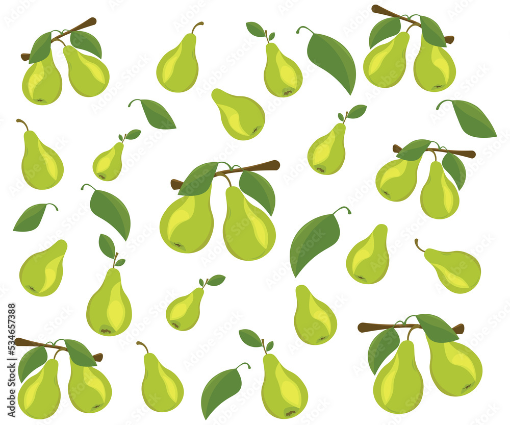 pattern with pears pattern with pears