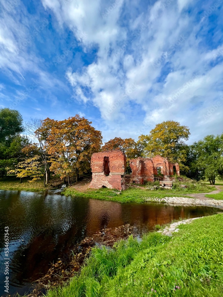 Fototapeta premium castle in the park