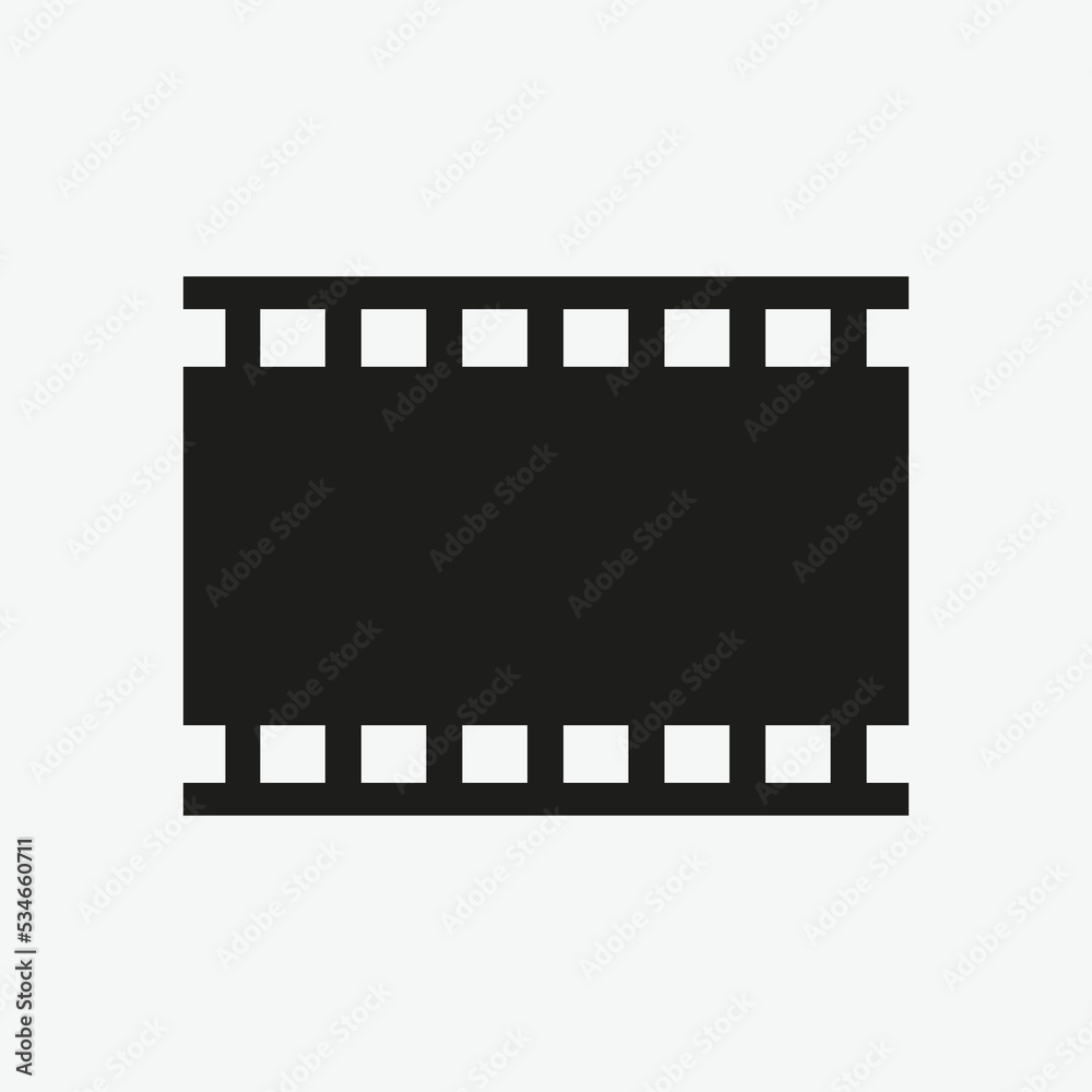 Film Reel Icon Vector Template For Web, Computer And Mobile App Film Reel Icon Vector Template For Web, Computer And Mobile App