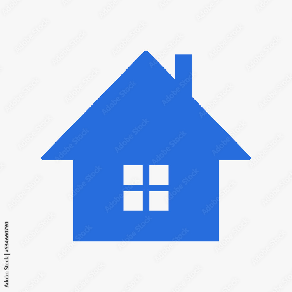 Home Icon Vector Template For Web, Computer And Mobile App Home Icon Vector Template For Web, Computer And Mobile App
