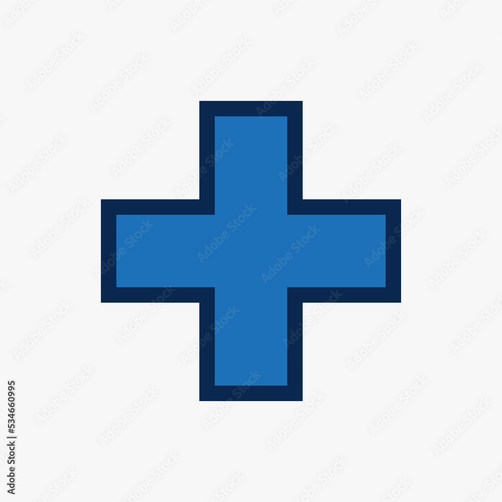 Medical Plus Icon Vector Template For Web, Computer And Mobile App Medical Plus Icon Vector Template For Web, Computer And Mobile App