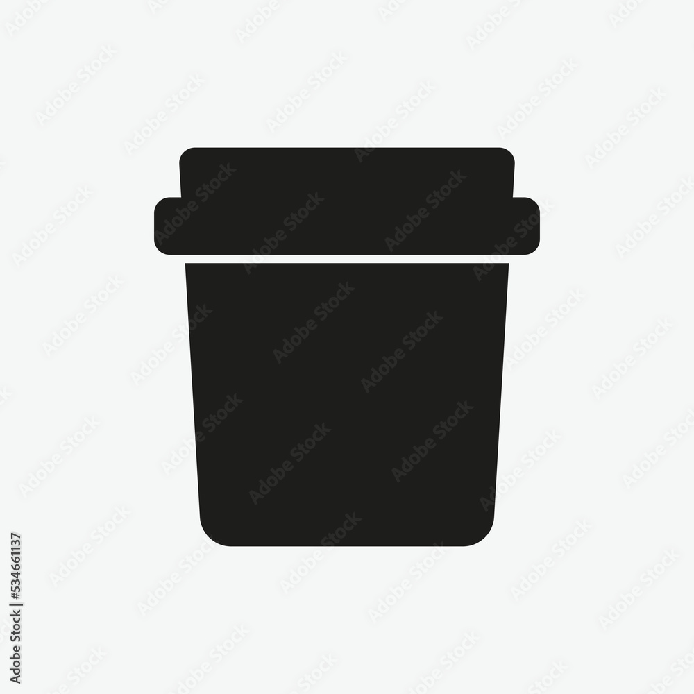 Delete Symbol, Trash Icon Vector Template For Web, Computer And Mobile App Delete Symbol, Trash Icon Vector Template For Web, Computer And Mobile App
