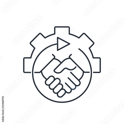 Quadro em tela Trade deal