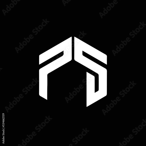 PS PS Logo Design, Creative Minimal Letter PS PS Monogram