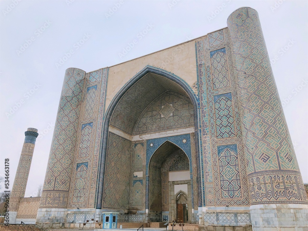 [Uzbekistan] Exterior of Bibi Khanym Mosque (Samarkand)