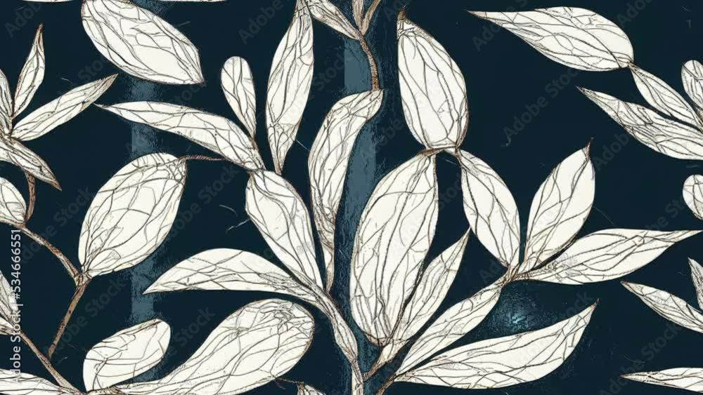 Desert plant on sand animation seamless looping raster animation. Organic succulent foliage for tileable bohemian render backdrop.