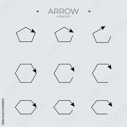 Free Download Premium set of arrow line. Line icons collection. Trendy line style. To use in web and mobile UI. Editable vector stroke - GFXLoad