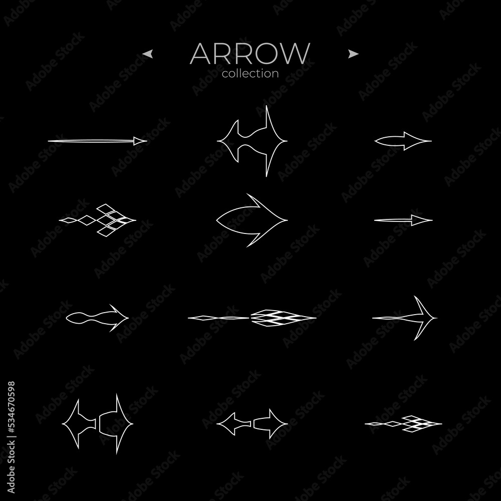 Line Arrow icon set. Universal Arrow icon. Arrow basic UI elements. For Apps. Vector illustration Line Arrow icon set. Universal Arrow icon. Arrow basic UI elements. For Apps. Vector illustration