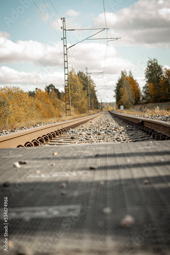 railway in the countryside