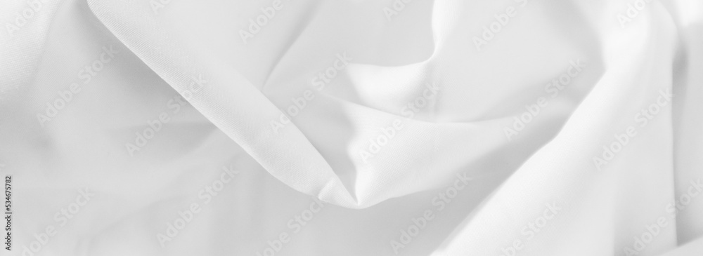 White fabric texture background,Soft waves,Space for text or book design and web text White fabric texture background,Soft waves,Space for text or book design and web text