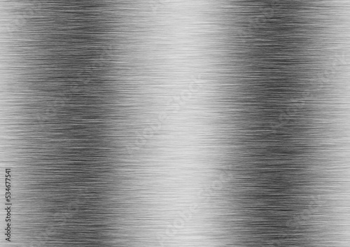 Abstract metallic background, gray gradient metal plate illustration template for backdrop, webpage, poster.