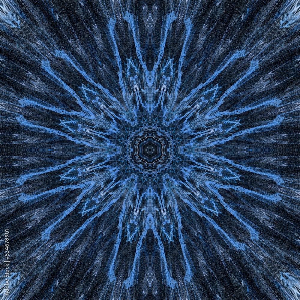 Obraz premium design from blue grey particles and water mist and spray