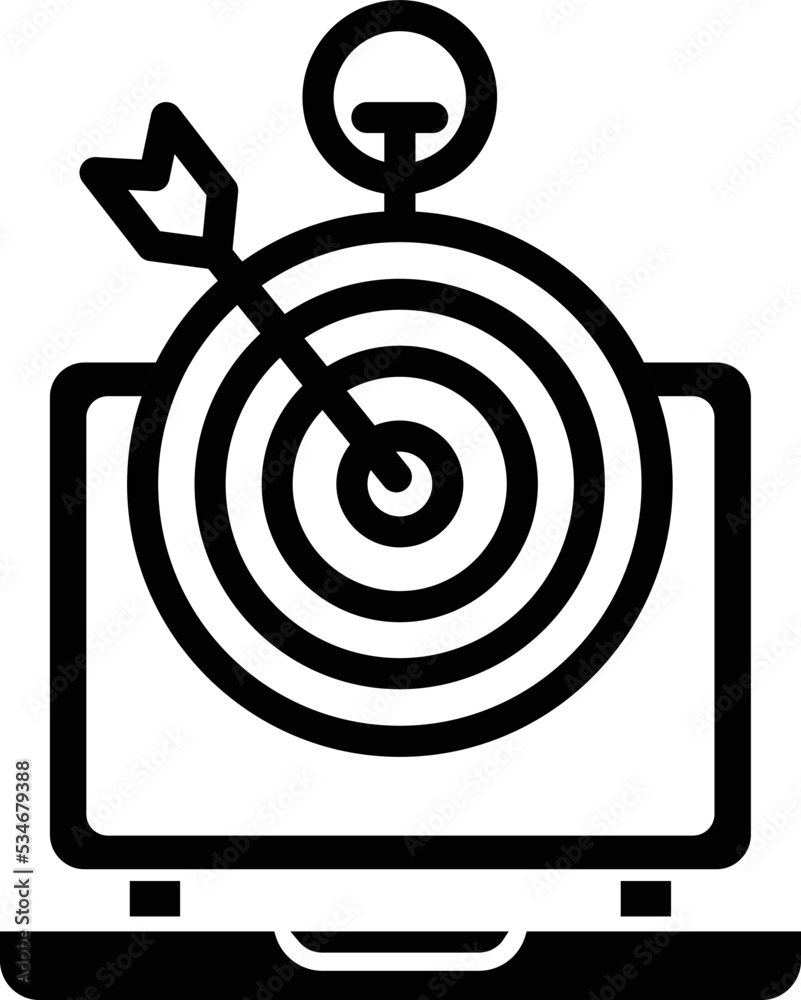 Marketing Target Vector Icon
