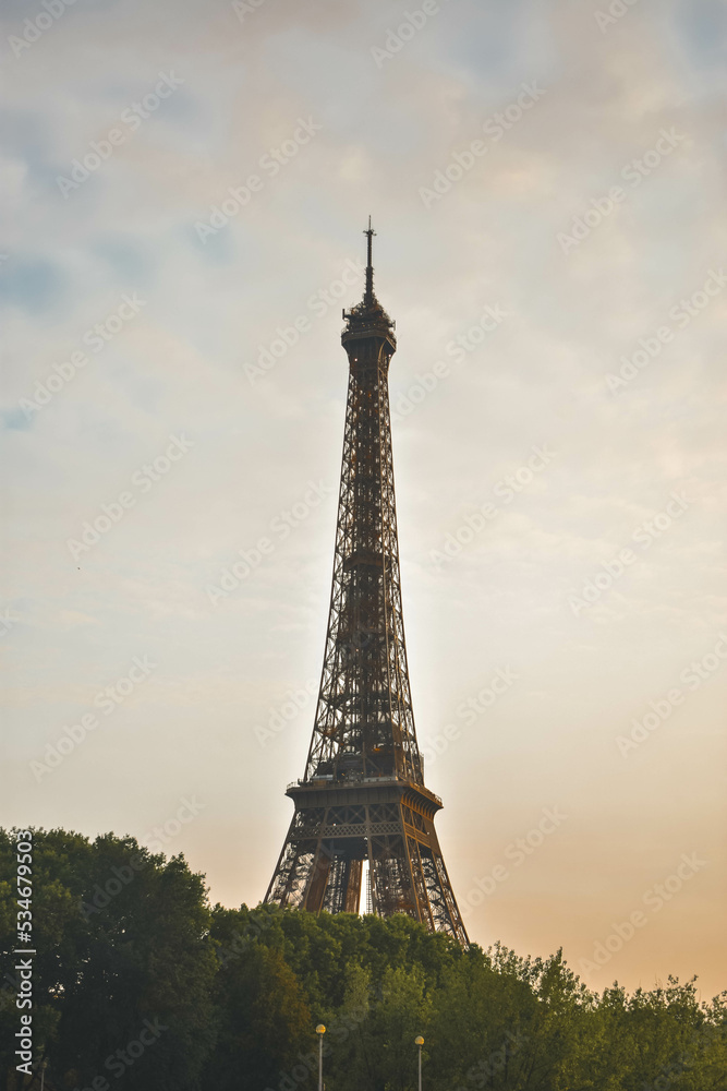 Eiffel Tower from the river Seine