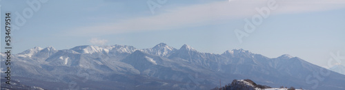 冬山の登山 霧ヶ峰とパノラマ八ヶ岳