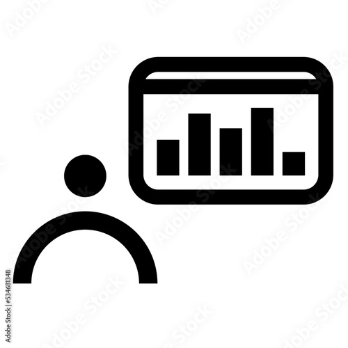 icon design minimalist for business, teamwork, idea, growth, people. Let's make your design easier.