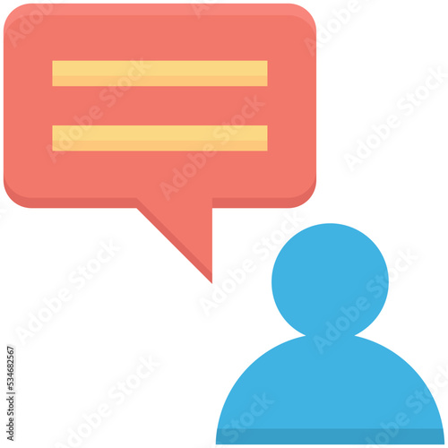 Communication Colored Vector Icon