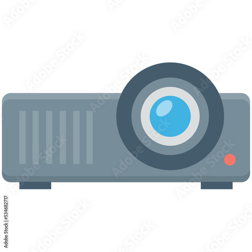 Projector Colored Vector Icon