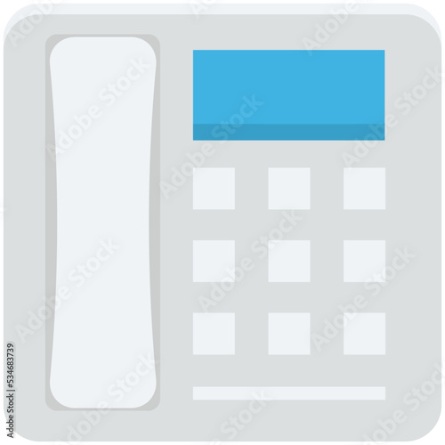 Landline Colored Vector Icon