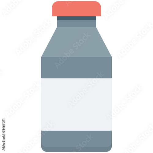 Water Bottle Colored Vector Icon