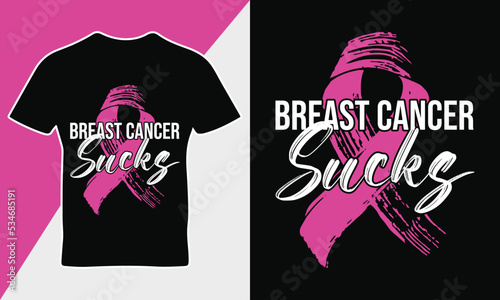 Breast Cancer Awareness quote t-shirt design template vector