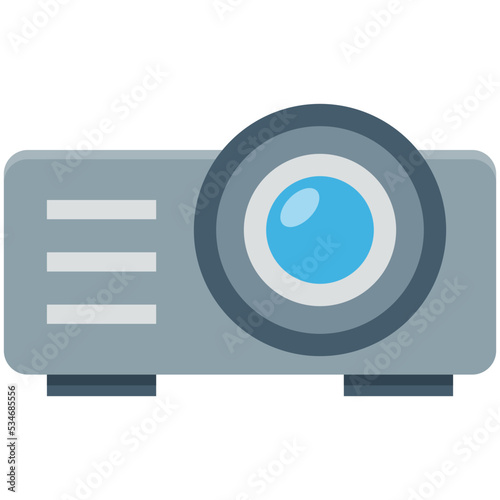 Projector Colored Vector Icon
