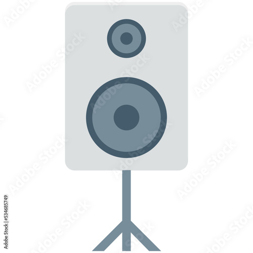 Speaker Colored Vector Icon