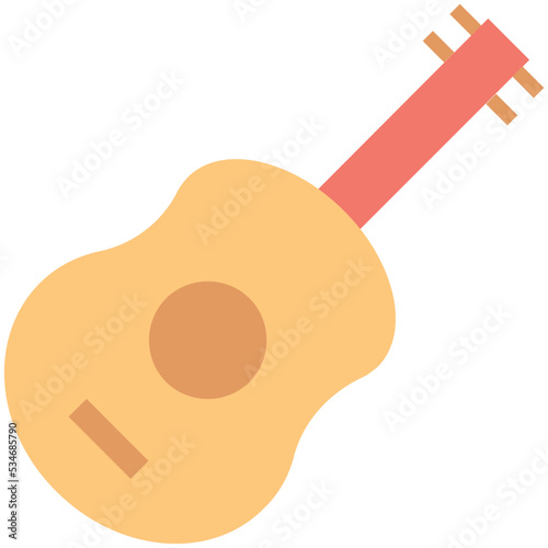 Guitar Colored Vector Icon