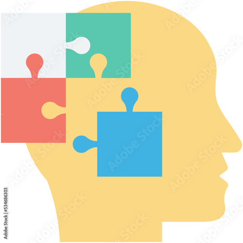 Intelligent Colored Vector Icon