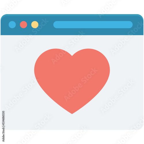 Love Chatting Colored Vector Icon