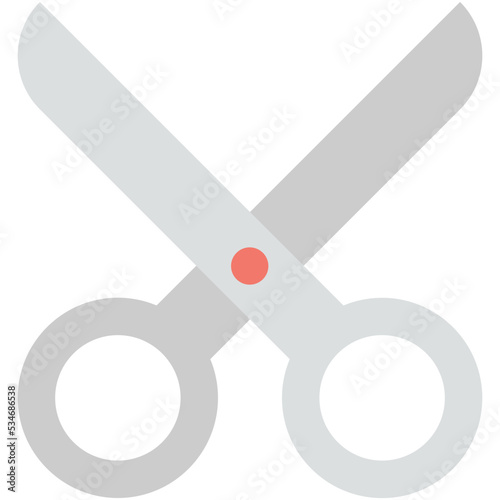 Scissor Colored Vector Icon